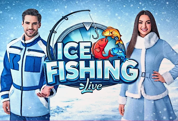 Ice Fishing της Evolution Gaming με αρκτικό σκηνικό, γρήγορο live format και κεντρικό τροχό παιχνιδιού